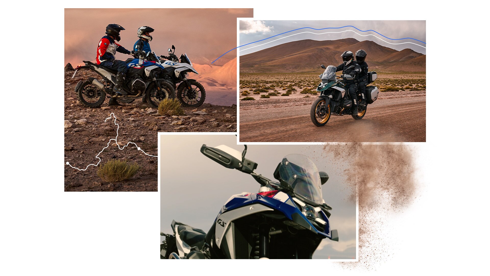 La BMW R 1300 GS in azione