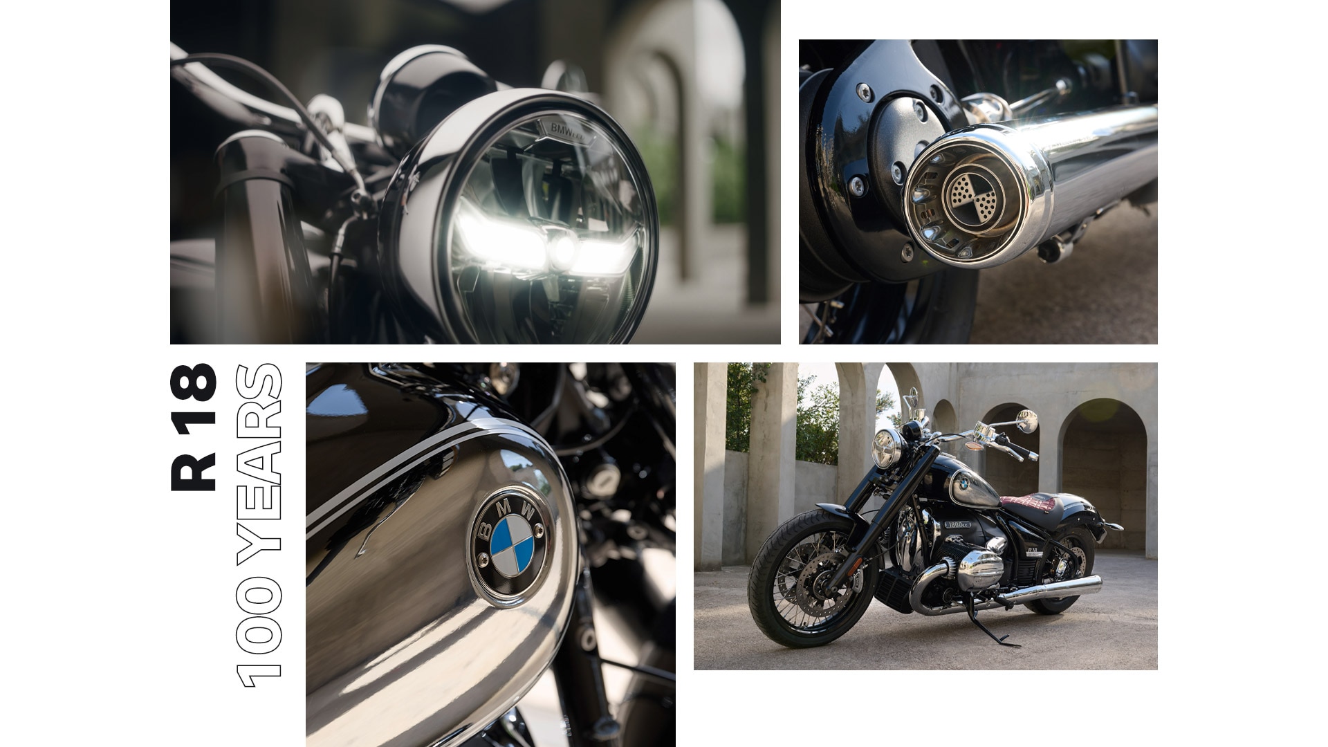 Il modello speciale in edizione limitata BMW R 18 100 Years per il centenario di BMW Motorrad 