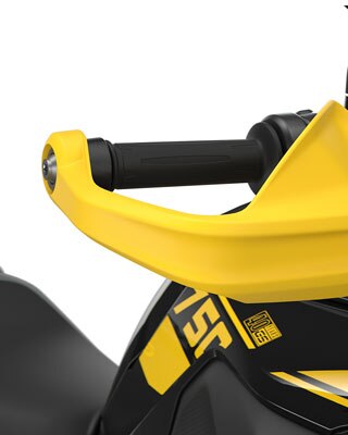 Vediamo il paramano giallo.