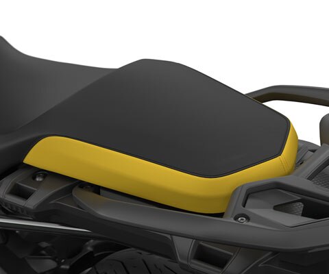 Vediamo la sella in nero-giallo.
