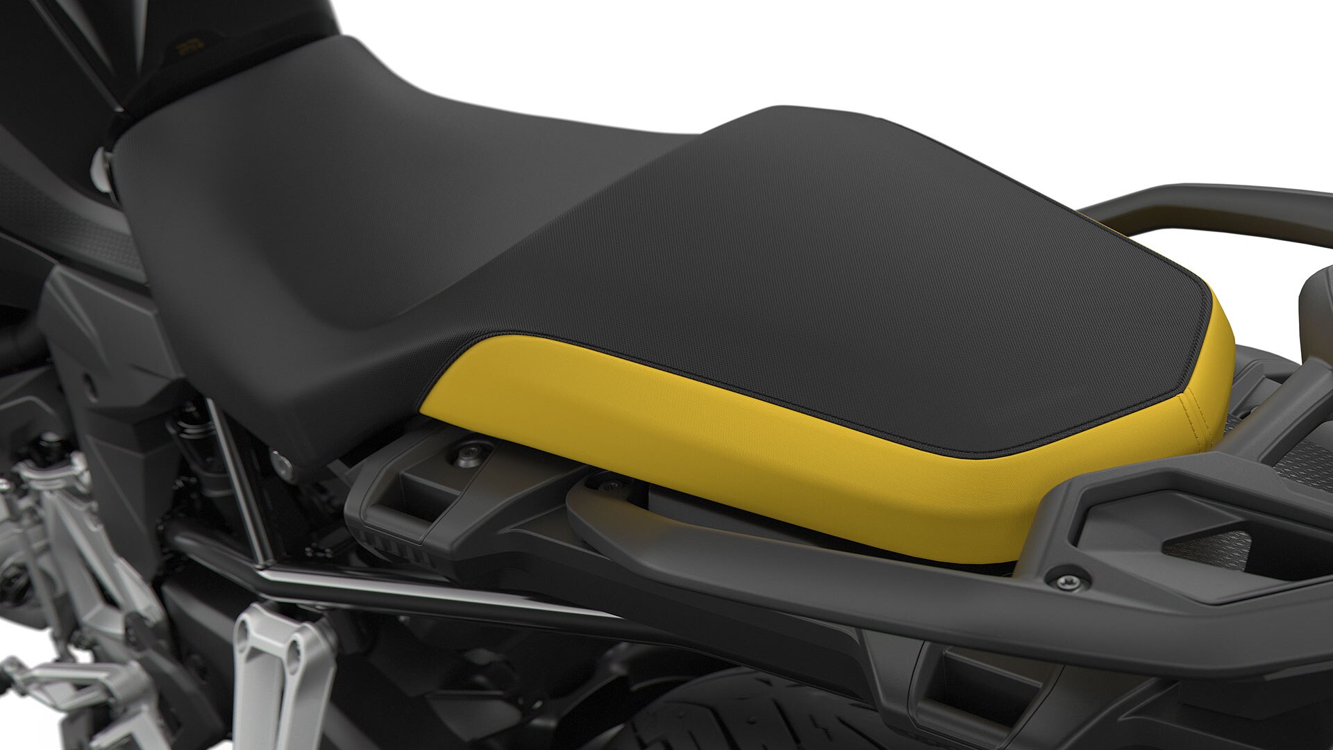 Vediamo la sella in nero-giallo.