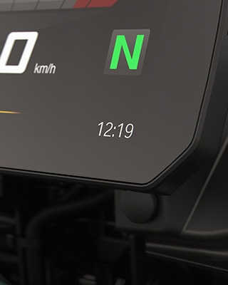 La porta USB della F 800 GS.