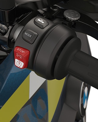 Il riscaldamento manopola della BMW F 800 GS.