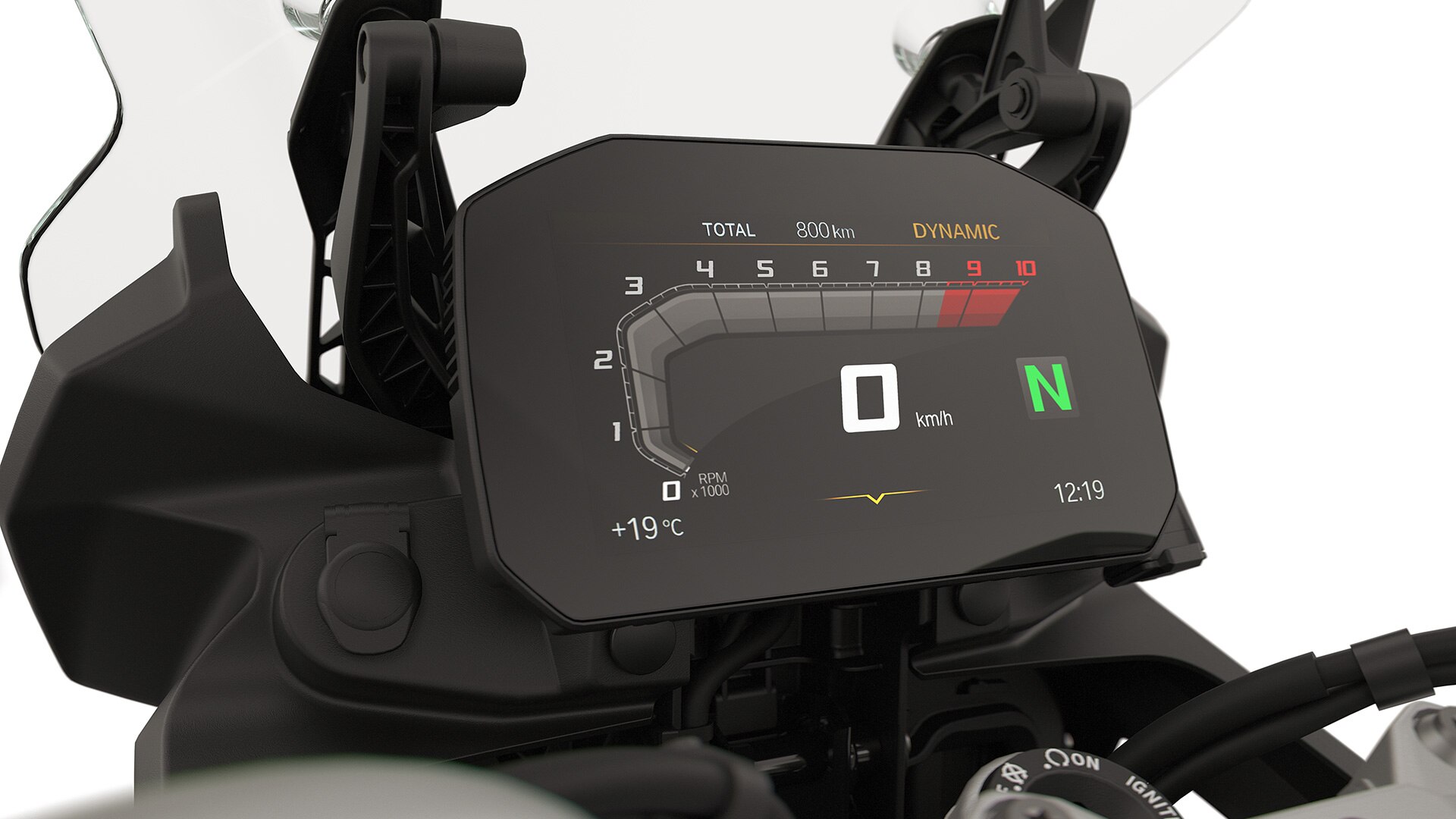 Display TFT con connettività della BMW F 800 GS