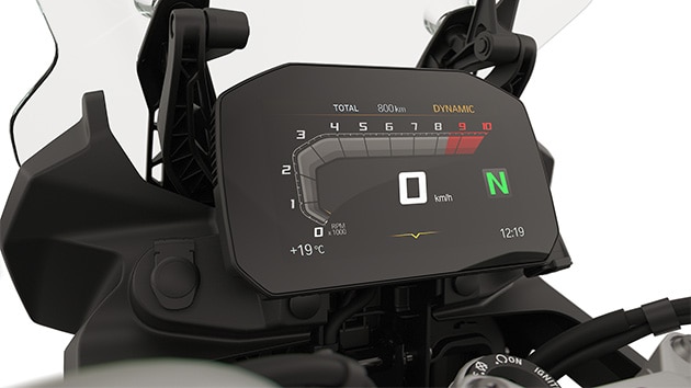 Display TFT con connettività della BMW F 800 GS