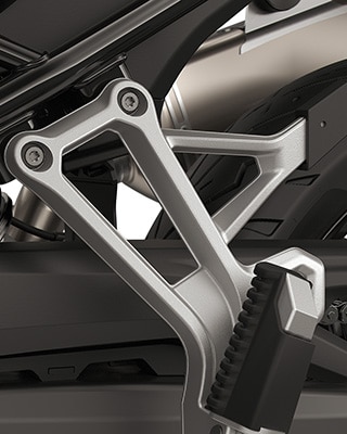 Il supporto per i sistemi portabagagli Vario della F 800 GS