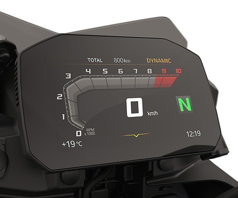 Display TFT con connettività della BMW F 800 GS