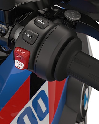 Il riscaldamento manopola della BMW F 800 GS.