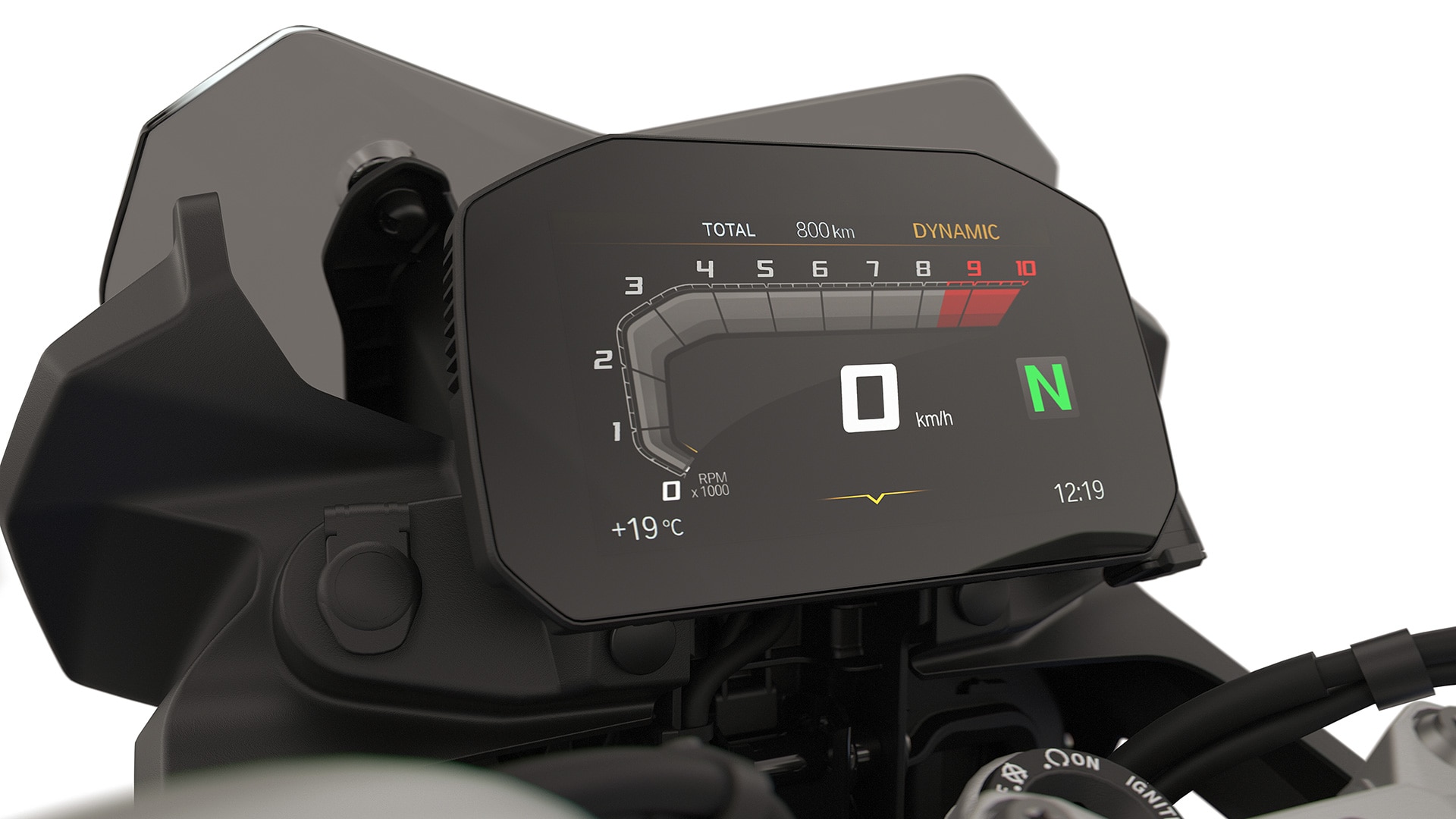 Display TFT con connettività della BMW F 800 GS