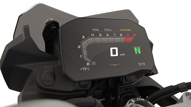Display TFT con connettività della BMW F 800 GS