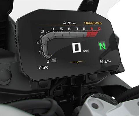 Vediamo il display TFT da 6,5 pollici della F 850 GS.