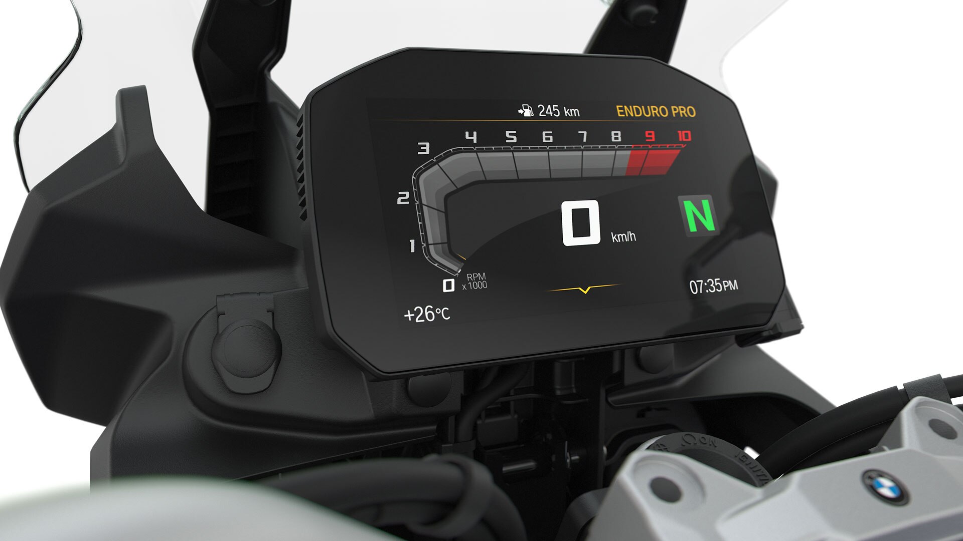 Vediamo il display TFT da 6,5 pollici della F 850 GS.