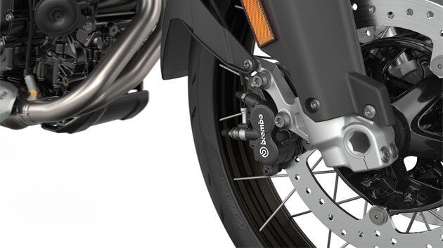 Vediamo l'impianto frenante della F 850 GS.