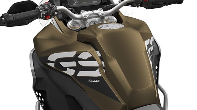 Vediamo il serbatoio della F 850 GS Adventure.