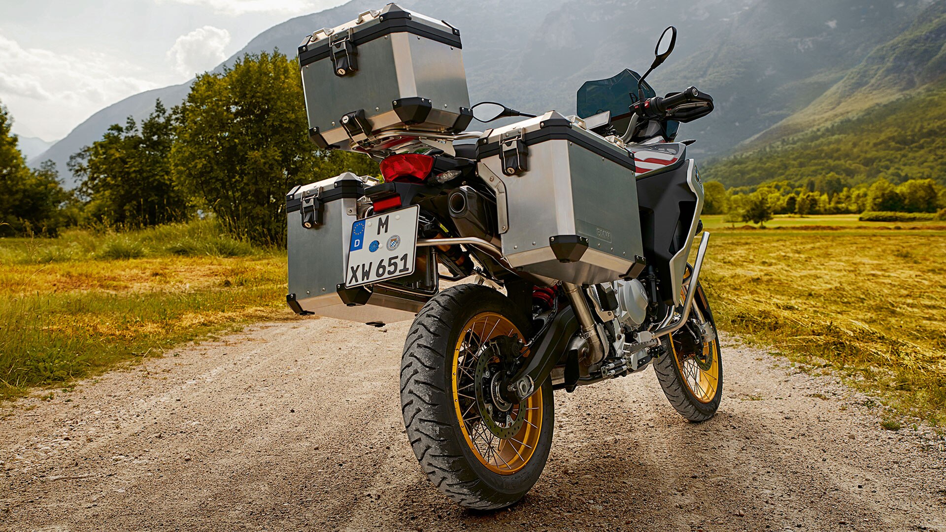 Il sistema portabagagli sulla nuova BMW F 850 GS Adventure