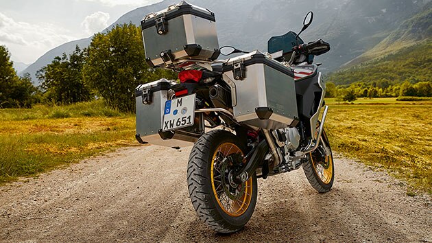 Il sistema portabagagli sulla nuova BMW F 850 GS Adventure
