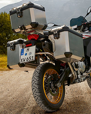 Il sistema portabagagli sulla nuova BMW F 850 GS Adventure