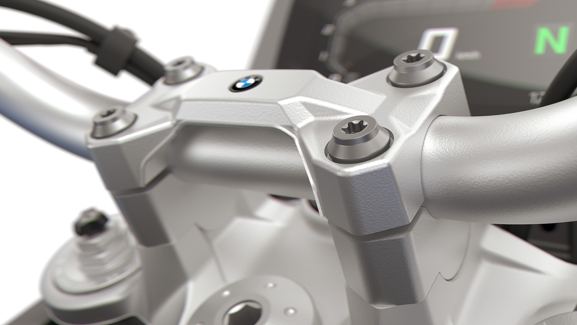 Manubrio con elemento di innalzamento per la F 900 GS di BMW Motorrad