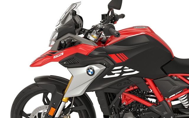 Vediamo la tipica flyline GS della G 310 GS.