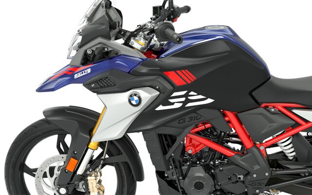 Vediamo la tipica flyline GS della G 310 GS.