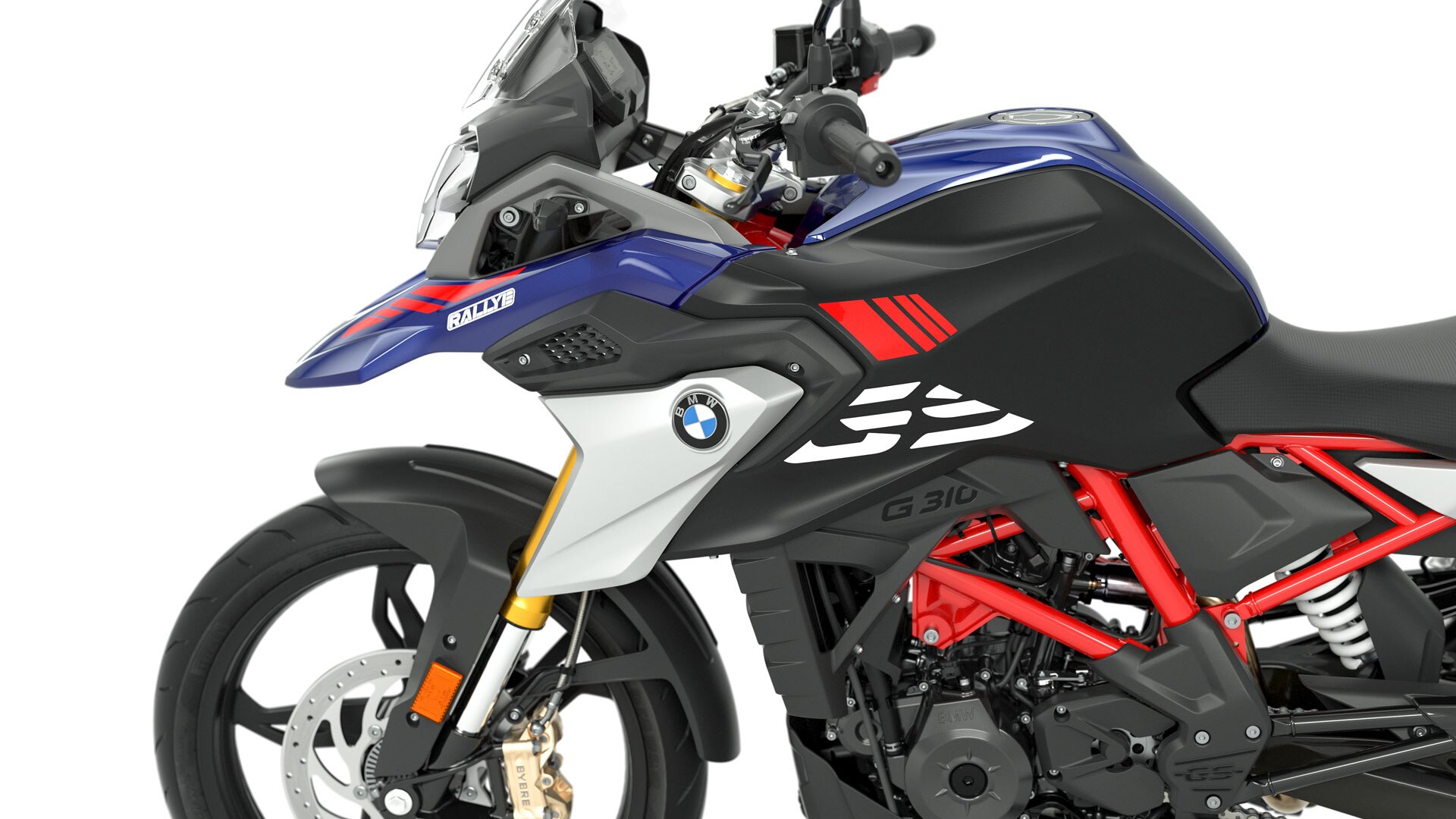Vediamo la tipica flyline GS della G 310 GS.