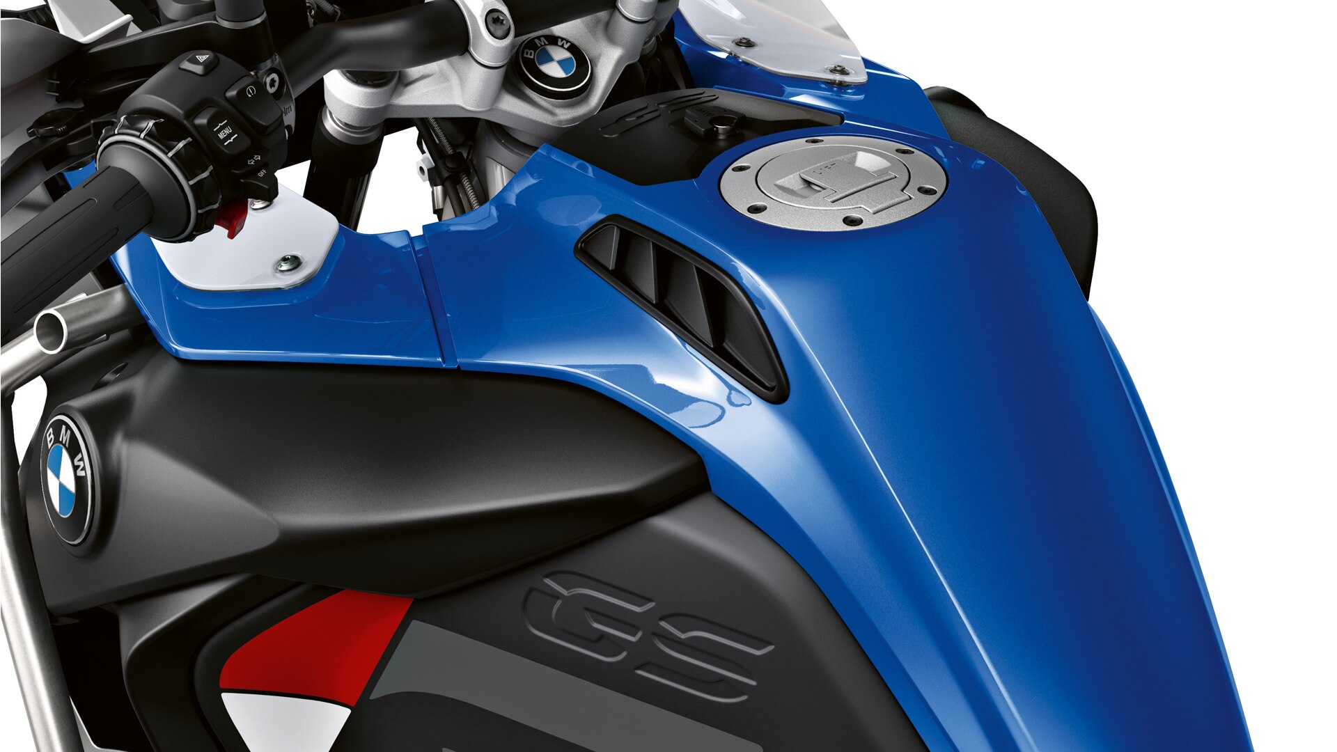 Vediamo il serbatoio da 30 litri della R 1250 GS Adventure.