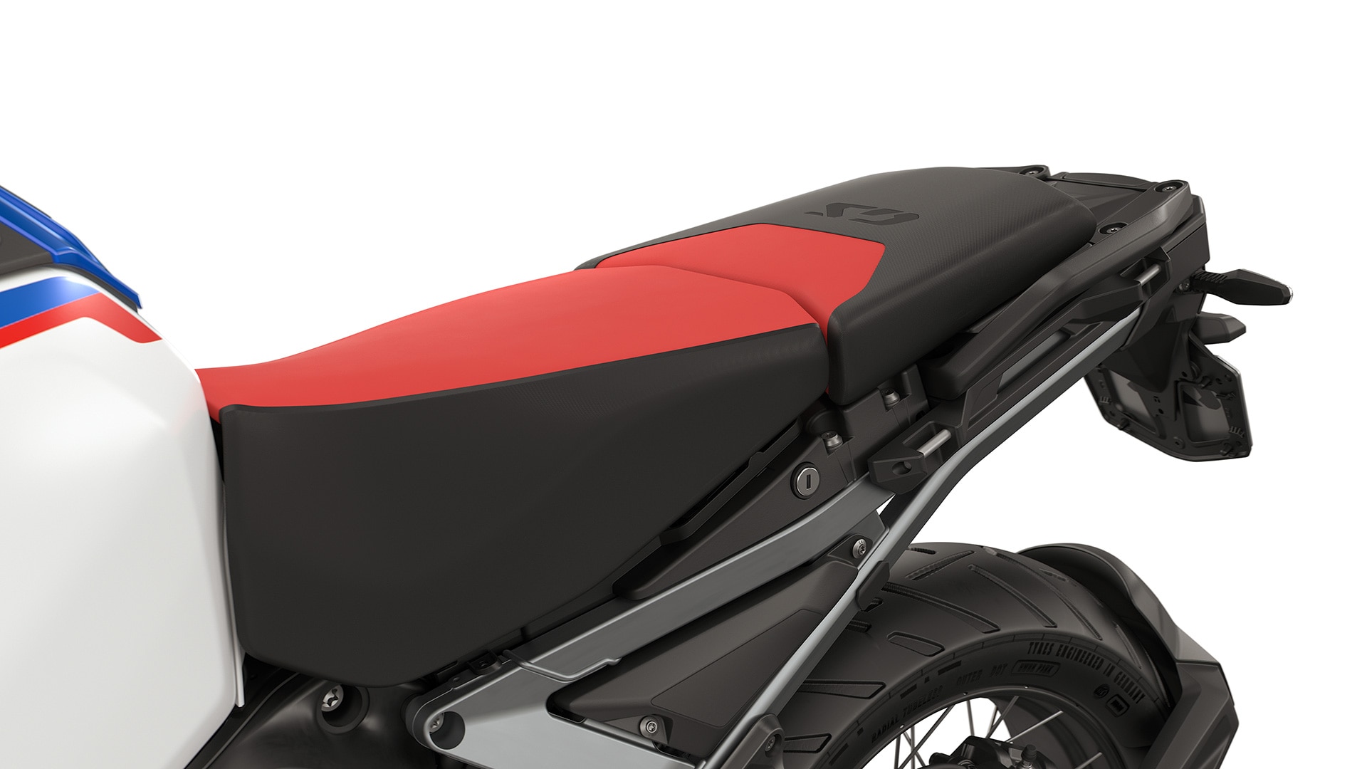 Sella alta + sella del passeggero Sport (look sella rally)