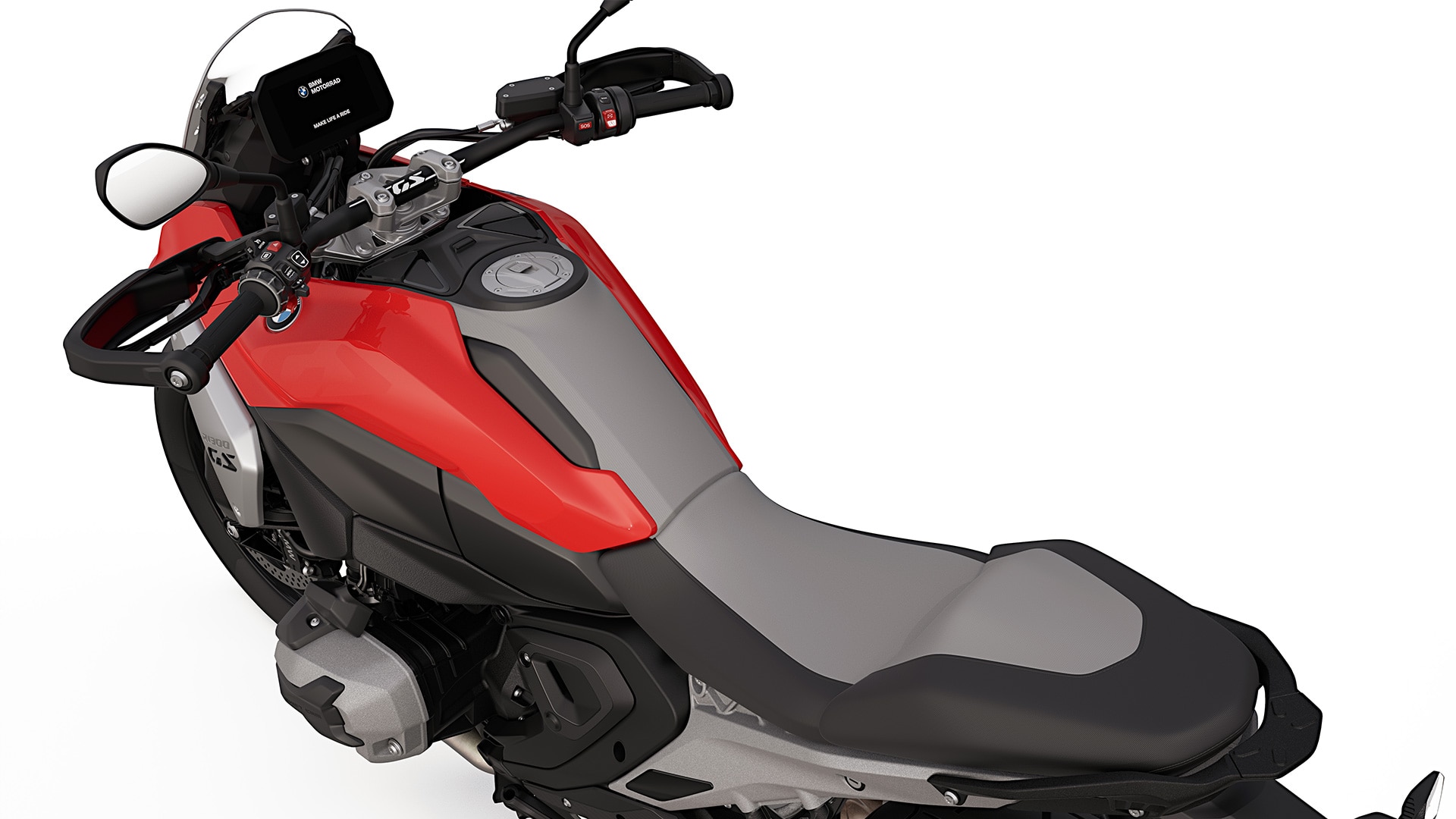 La linea continua sella-serbatoio della R 1300 GS di BMW Motorrad