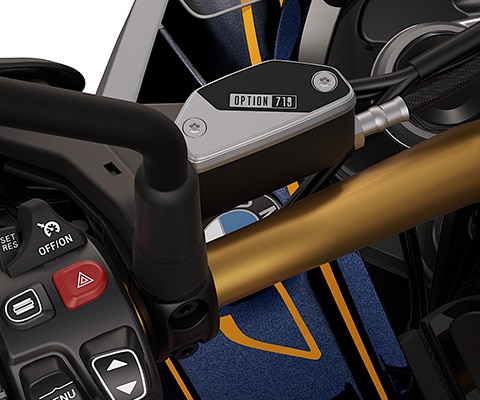 Le parti fresate Option 719 della BMW R 1300 GS Biscaya