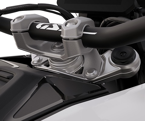 L’elemento triangolare con BMW EVO Telelever della R 1300 GS di BMW Motorrad