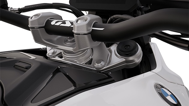 L’elemento triangolare con BMW EVO Telelever della R 1300 GS di BMW Motorrad