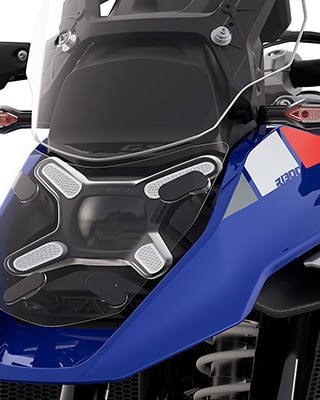 La parte anteriore della R 1300 GS Trophy di BMW Motorrad