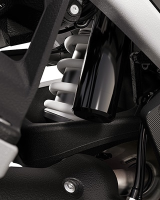Le sospensioni sportive della F 1300 GS Trophy di BMW Motorrad