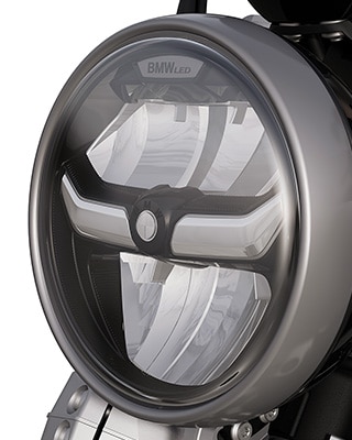 La R 12 di BMW Motorrad con fari a LED e luci diurne
