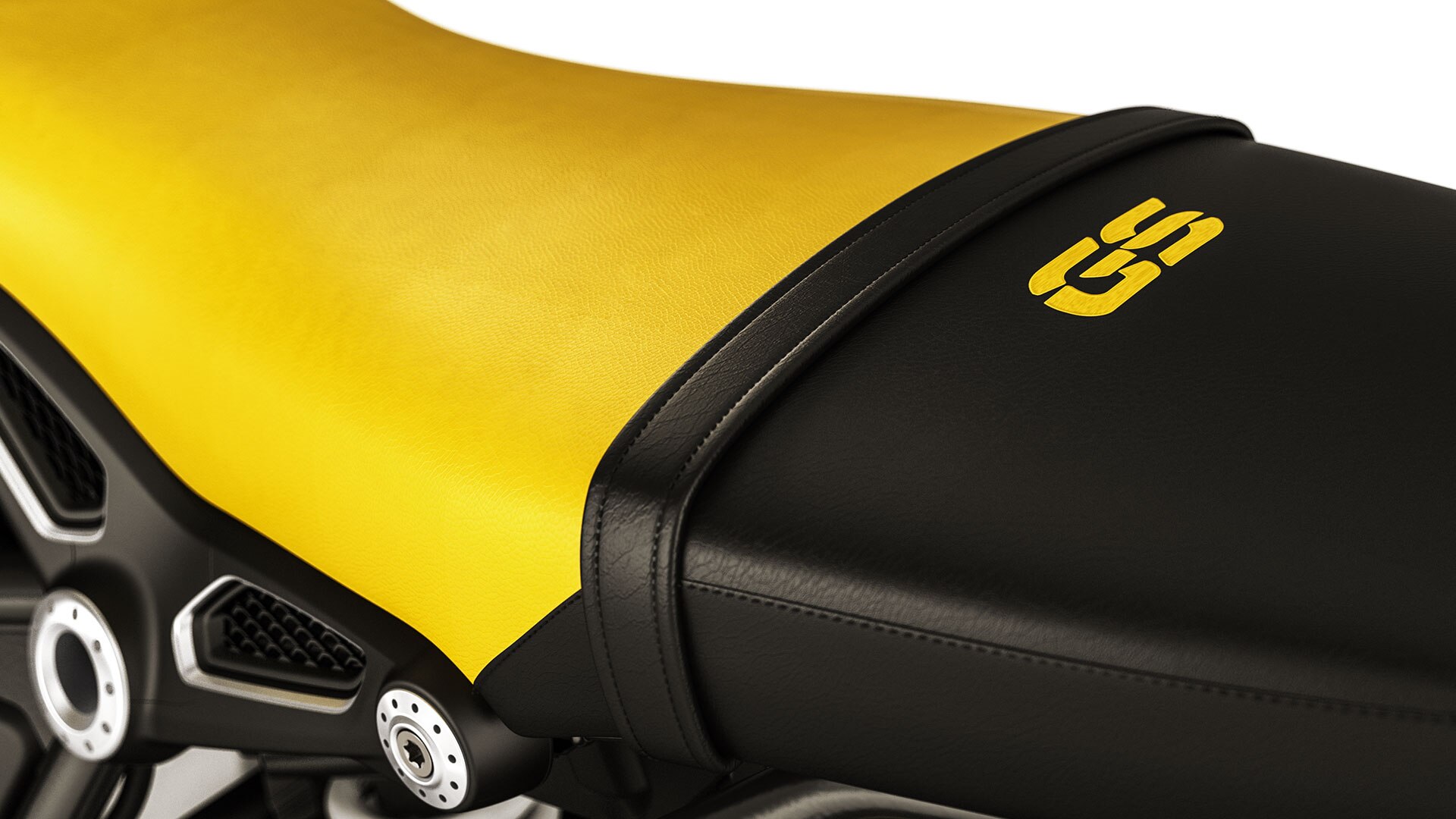 Vediamo la sella nera-gialla della R nineT Urban G/S.