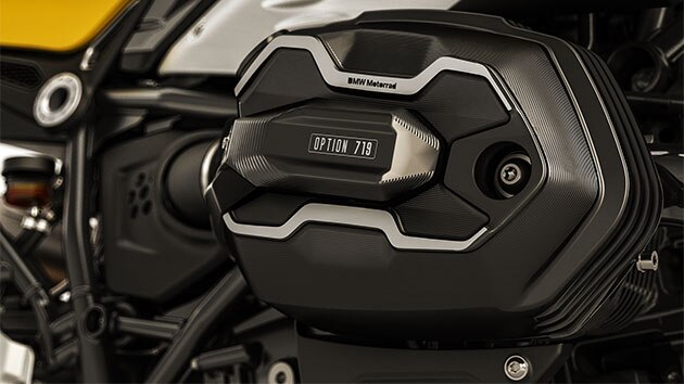 Vediamo il coperchio della testata cilindri della R nineT Urban G/S.