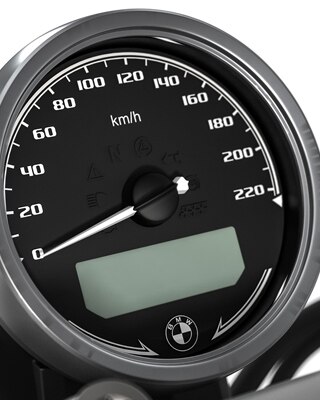 Vediamo il classico tachimetro della R nineT Pure.