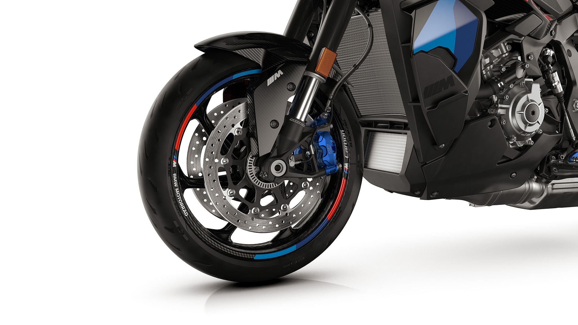 I cerchi in carbonio M opzionali della M 1000 XR di BMW Motorrad