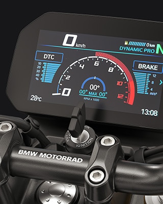 Le modalità di marcia Pro e il display TFT da 6,5” della F 450 R di BMW Motorrad