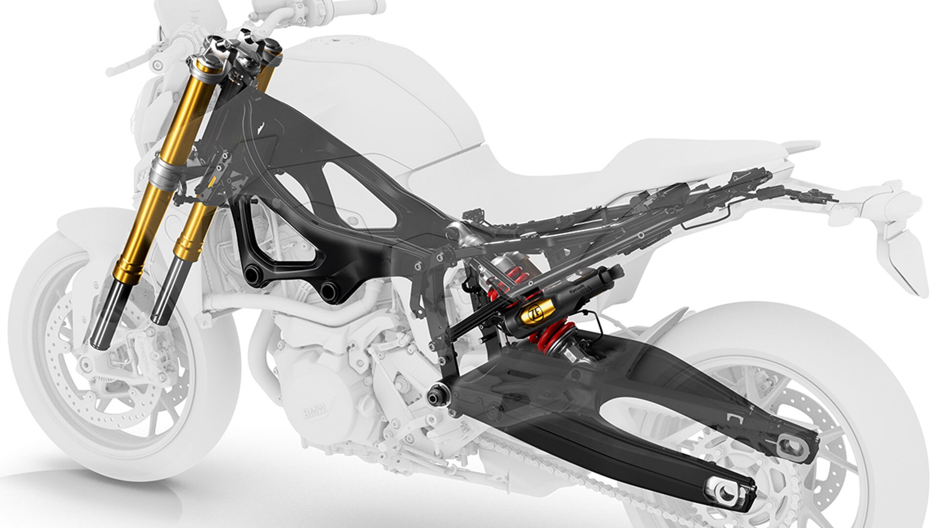 Vediamo l'assetto della F 900 R.