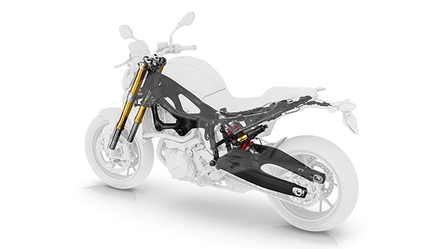 Vediamo l'assetto della F 900 R.