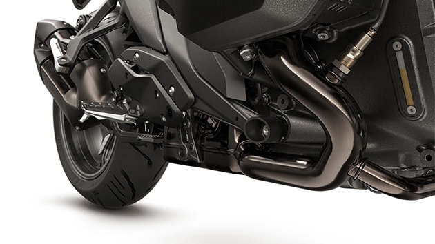Impianto di scarico in cromo scuro della R 1300 R di BMW Motorrad