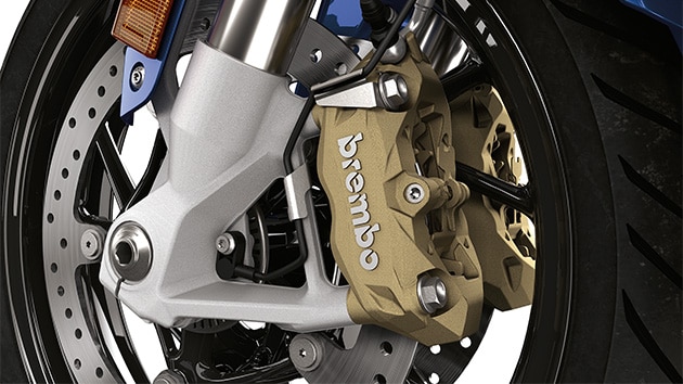 Collage della R 1250 RS.