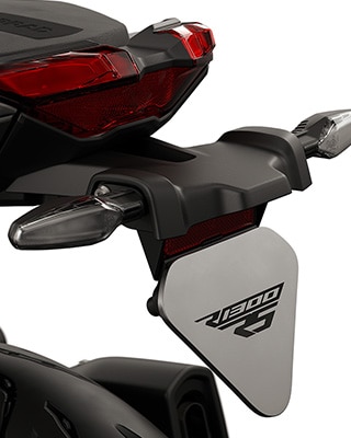 Vista posteriore della R 1300 RS