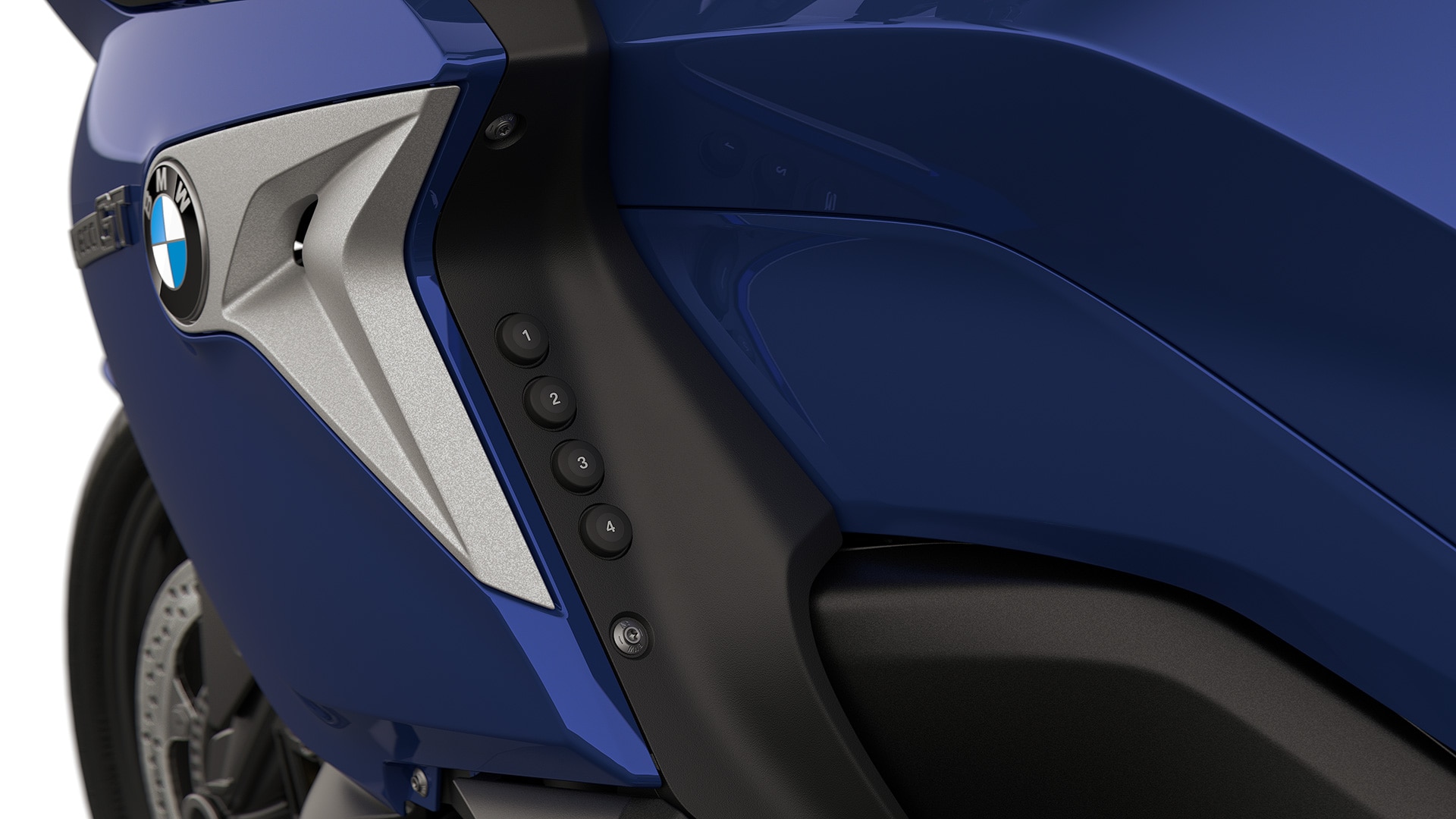 Primo piano dei quattro tasti numerati preferiti.