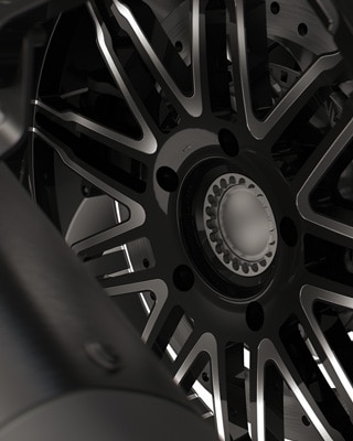 Cerchio nero Option 719 della K 1600 GTL.
