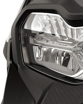 Il design anteriore rielaborato del C 400 X di BMW Motorrad