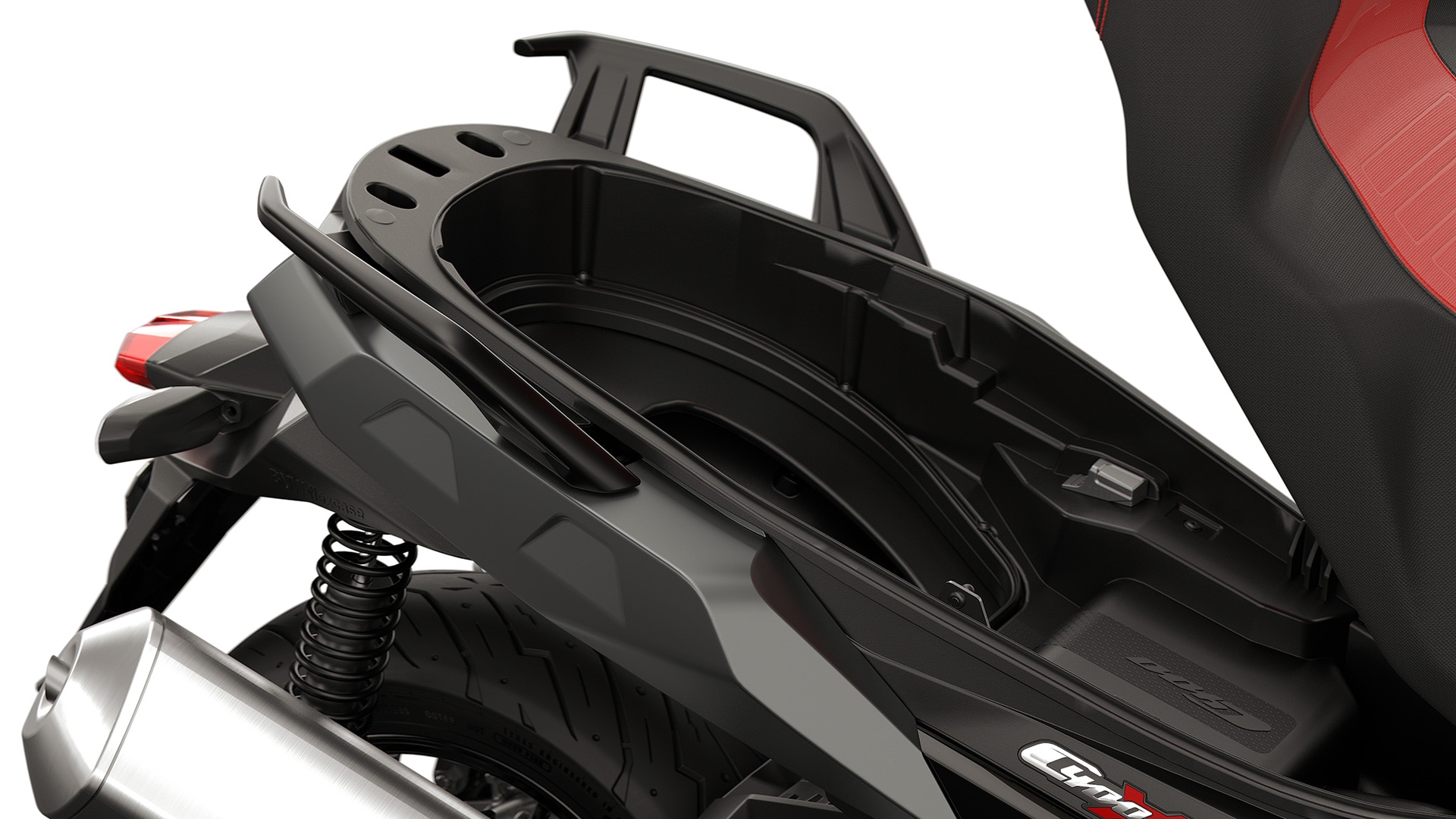 Lo spazio di carico del C 400 X di BMW Motorrad