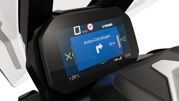 Funzioni di connettività del C 400 X di BMW Motorrad