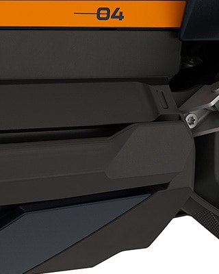 Supporto laterale integrato del BMW CE 04.